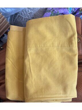 Vintage 70s Fashion Manor Muslin Standard Pillowcases Set of 2 NEW Condition